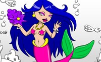 Mermaid Aquarium Coloring