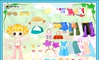 Viste a la muñeca para ir de picnic